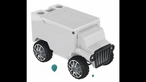 C3 Custom Coolers can create your Unique remote controlled cooler. Stand out in the crowd with your custom cooler! C3 RC coolers come with 3 speed remote control, LED lights, Bluetooth speakers. Hold's 24 cans with ice. C3 coolers are made in Wisconsin, USA! | C3 Custom Cooler Creations