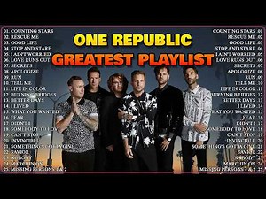 OneRepublic Greatest Hits 2026 🔥 Best of OneRepublic Playlist | Counting Stars, Apologize, I Lived