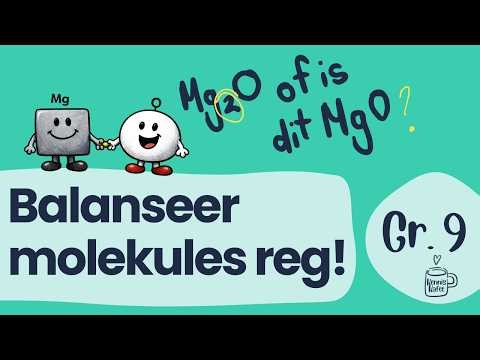 Graad 9 - Chemiese bindings (die fondasie van chemiese vergelykings balanseer)