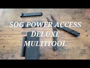 SOG Power Access Deluxe Multitool Overview - World's Best Multitool?
