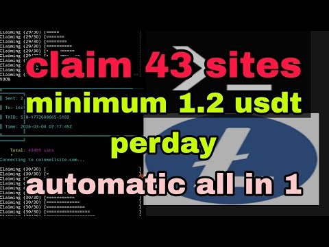 New termux script | claim 43 sites in 1 | 100% working new update | python