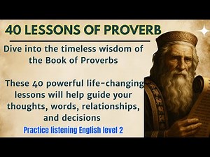 PROVERBS EXPLAINED: 40 POWERFUL LESSONS to LIVE by every day || practice listening