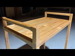 [Woodworking] Bar Cart / Trolley / How To Build A Serving Cart