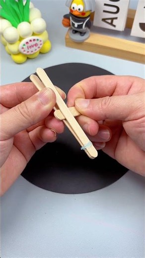 Simple DIY | Make mini clips using popsicle sticks! #diy #crafts