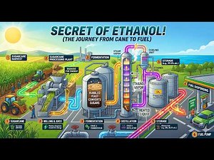 What is Ethanol? How Sugarcane Becomes Fuel | Complete Ethanol Production Process Explained