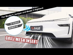 Model 3 Highland/ Y Juniper Grille Mesh Insert for Tesla Radiator Protective Mesh Grille Panel