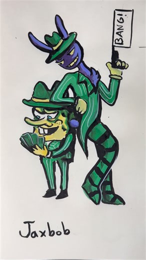 Iris on Instagram: "Giving these away to my print club people 🤑 #bribob #tadcjax #tadc #spongebob #theamazingdigitalcircus"