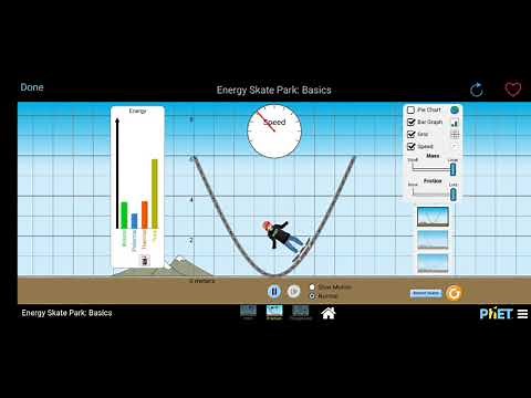 Virtual Lab: Kinetic and Potential Energy | Total Energy | Phet Simulation
