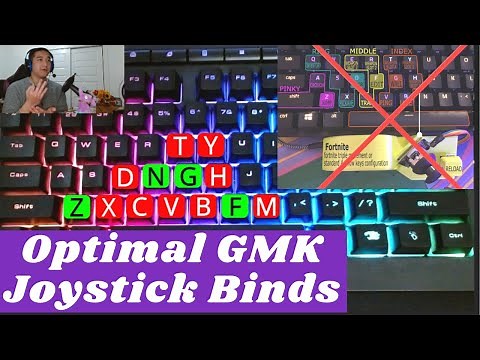 GMK Keyboard Joystick Optimal Fortnite Key Binds (Martoz Joystick)
