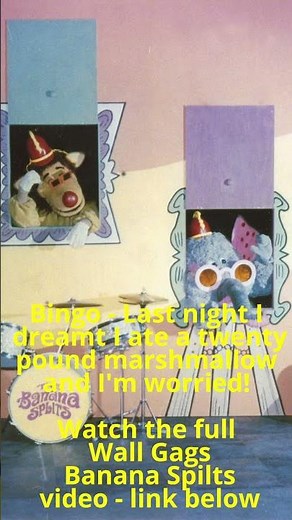 With The Banana Splits - The Wall Gags Intro #bananasplittv #nostalgictv #funny