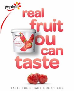 You can see AND taste the strawberries in every tub  | Yoplait Australia | Facebook