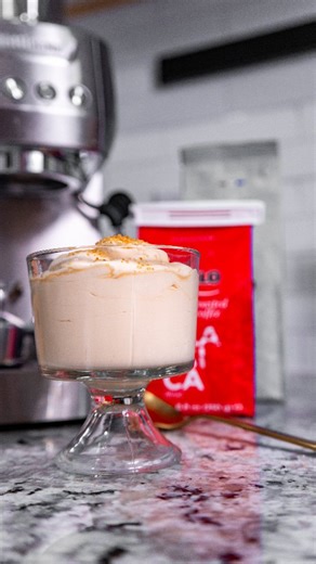 Crema di Caffè ☕🇮🇹 Apparently there’s a traditional way to make this… and it involves shaking a jar way longer than feels necessary. From what I’ve seen: Espresso → sweeten → cool → add to heavy cream Shake until it goes from slosh to slap. Important warning: Over-shake it and congratulations, you’ve made coffee-flavored butter. Pour, dust with cocoa powder, enjoy. Full transparency: even though I’m Italian, I only discovered this dessert about a month ago — so if what I’m seeing on social med