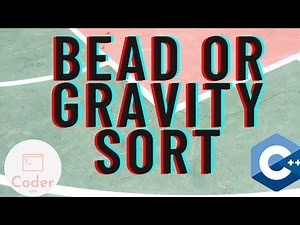 Bead or Gravity sort || Part of c++ Sorting series