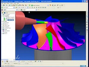 PowerMILL8 Impeller Machining