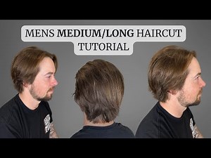 How To: Men's Medium/Long Haircut (Scissor Cut Tutorial)