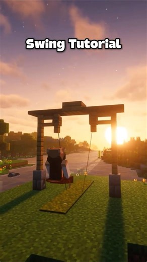 Minecraft Swing Tutorial #minecraftshorts