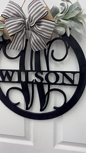 Last Name Door Sign Initial Wood Door Wreath Personalized Front Door Family Name Door Wreath Monogram Birthday Gift Mother's Day Wedding - Etsy
