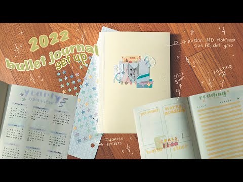 2022 Bullet Journal Set Up - Midori MD Notebook