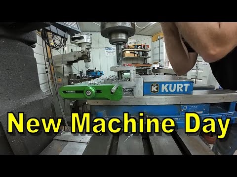 New Used Machine Day - Test Running My New Machine - Manual Only Machine Shop Support Machinery