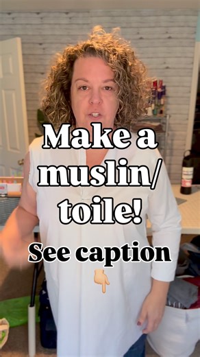 𝗕𝗲𝗳𝗼𝗿𝗲 𝘆𝗼𝘂 𝗰𝘂𝘁 𝗶𝗻𝘁𝗼 𝘁𝗵𝗮𝘁 𝗽𝗿𝗲𝘁𝘁𝘆 𝗳𝗮𝗯𝗿𝗶𝗰… 𝗺𝗮𝗸𝗲 𝗮 𝗺𝗼𝗰𝗸-𝘂𝗽 𝗳𝗶𝗿𝘀𝘁. 🙌 undefined(Some call it a mock-up, some say muslin, some say toile — same idea!) Either way, you will want to save this for later! ✔️ This is your low-pressure test run to check fit, make tweaks, and get things just right before committing to your final fabric. 🧵✨ Tips: ✅ Use cheap fabric — old sheets work beautifully! Grab worn-out ones from home, or thrift a set for a few dollars. J