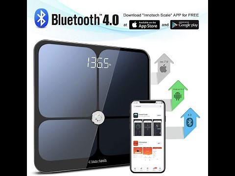 Review on Innotech Smart Bluetooth Body Fat Scale Digital Bathroom Weight Health Monitor with App