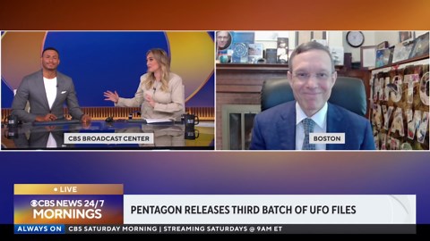 Pentagon releases third batch of UFO files including eyewitness videos