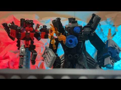 What If Titan SpeakerMan “FOUGHT” Titan CameraMan in Skibidi Toilet? | LEGO Animation
