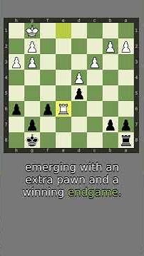 White’s greedy pawn grab backfires with an in-between move ♟️📉 #chess #puzzle