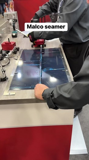 34K views · 188 reactions | Look how easy it is to use Malco Seamer! They great part is being able to use your own power tools! Don’t forget to follow American Contractor #contractor #construction #tools #roofing #diy | American Contractor | Facebook