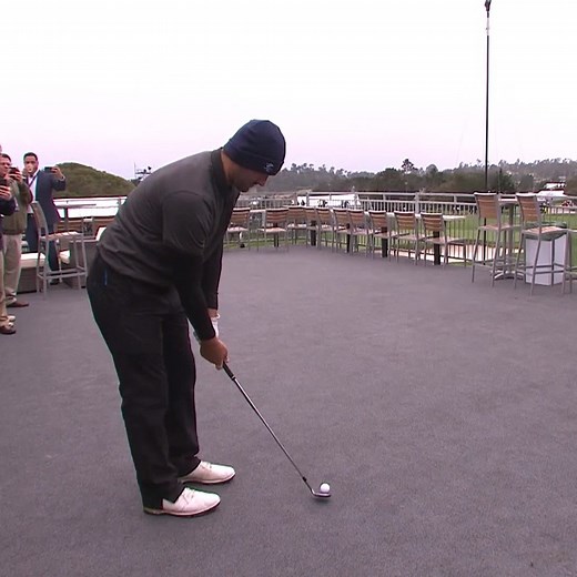 5.8M views · 25K reactions | Hail Mary from the hospitality tent! An all-timer from Tony Romo. | PGA TOUR | Facebook