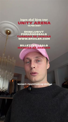 Dere som allerede er registrert på nyhetsbrevet trenger ikke gjøre det igjen. Dere får en mail fra Broilern med link til pre-salget før kl. 10 på torsdag. Men husk å sjekke spam om den ikke dukker opp🙏🏼 Spørsmål om konserten kan sendes til konsert@skyagency.no