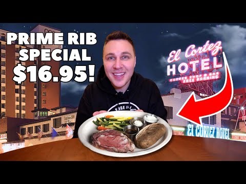 PRIME RIB SPECIAL at El Cortez Siegel's 1941 Las Vegas