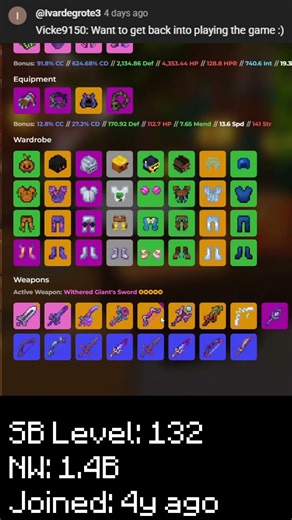 Is your profile good? Or is it just mid? #84 - Vicke9150 #hypixelskyblock