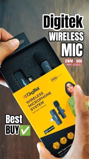 Digitek Wireless Mic For Beginners #youtubeshorts