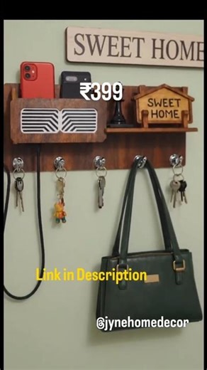 Wooden Key Holder | Key Holder | #homedecor
