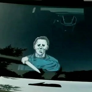 Ready for the rain 🎃🔪 #halloween #michaelmyers #chalkline | Chalk Line Apparel