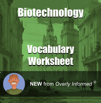 Biotechnology Vocabulary Worksheet