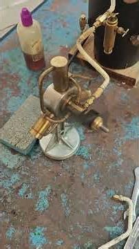 Test réplique d'un moteur d'avion à #vapeur