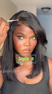 3.7K views · 37 reactions | This natural yaki bob is fyeee Glueless 3s install Pre everything with thin HD lace Can be curled and styled well S̶h̶o̶p̶ H̶e̶r̶e̶ st.ashimaryhair.com/3yhPwq8 N̶e̶w̶ S̶e̶m̶e̶s̶t̶e̶r̶, A̶s̶h̶i̶m̶a̶r̶y̶ G̶e̶t̶ Y̶o̶u̶ N̶e̶w̶ S̶t̶y̶l̶e̶! 12% off $119, code: COOL12 18% off $189, code: COOL18 23% off $369, code: COOL23 | Ashimary Hair Product | Facebook
