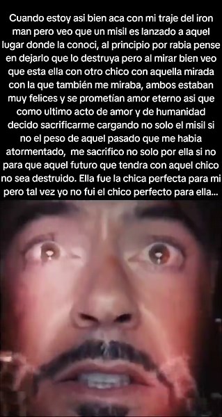 El sacrificio del Iron Man por amor