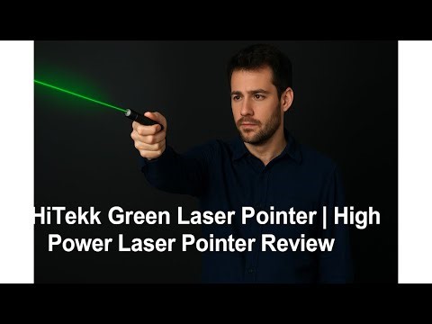 🔫 HiTekk Green Laser Pointer | High Power Laser Pointer Review 💚