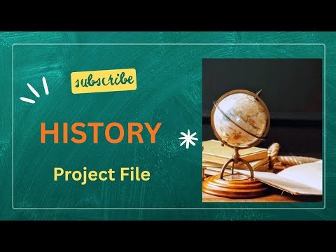 Class 9th History Project File 🗃️🗄️#history #viral #project 