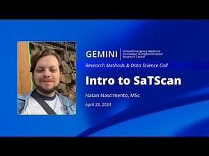 Natan presents on Intro to SaTScan | Research Methods & Data Science Calls