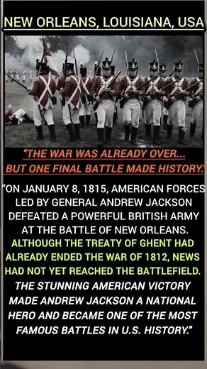 The Battle of New Orleans: America's Greatest Unexpected Victory | 1815 #usa #usacontent