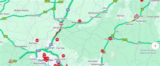 LIVE: M3 now open following serious crash involving lorry
