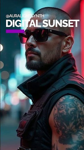 Digital Sunset | Synthwave Cyberpunk Music Mix (1 Hour)