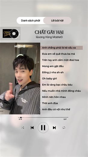 Anh chẳng phải là kẻ xấu xa...#1967ent #GUTLABEL #QuangHungMasterD #LowG #ChatGayHai