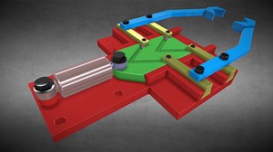 Slider Actuator Gripper Mechanism - Download Free 3D model by trinityscsp