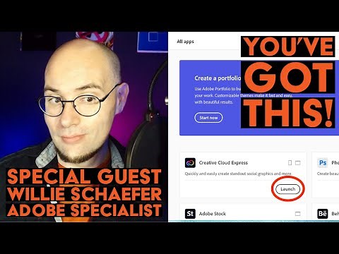 Adobe Express and Creative Cloud Beginner Tutorial & Tips! With Willie Schaefer