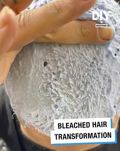 This is the process behind bleaching your hair at home 👱‍♂️ | Do It Yourself